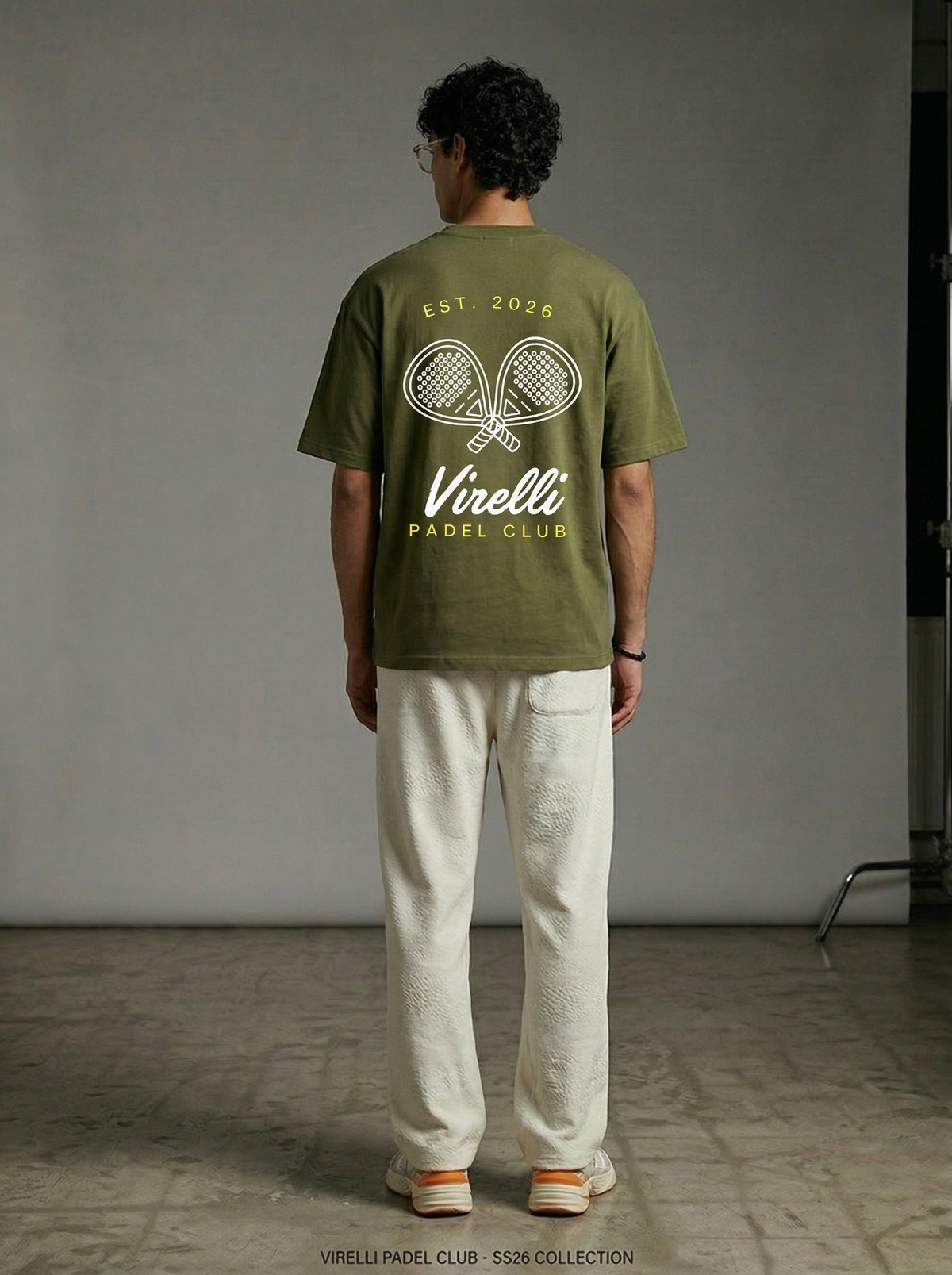 Virelli Club Tee — Khaki